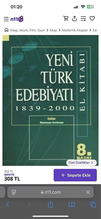 Yeni Türk Edebiyatı El Kitabı