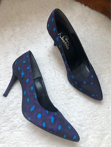 Diğer Leopar mor stiletto