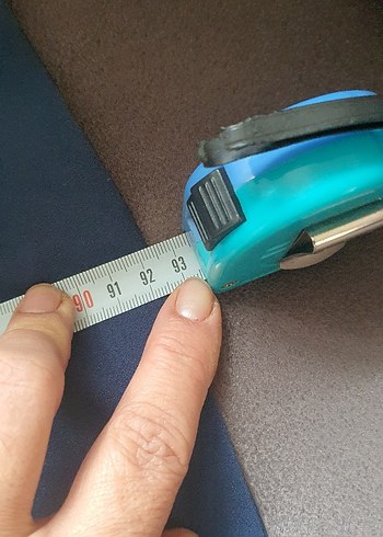 Mavi Pilili Midi  Elbise - Görsel 5