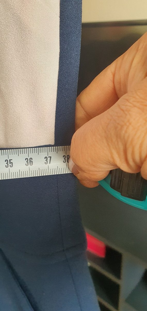 Mavi Pilili Midi  Elbise - Görsel 4