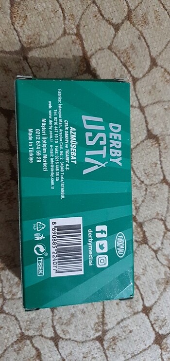 Derby traş bıicagi  2 kutu   acilmamis kutusunda - Görsel 4