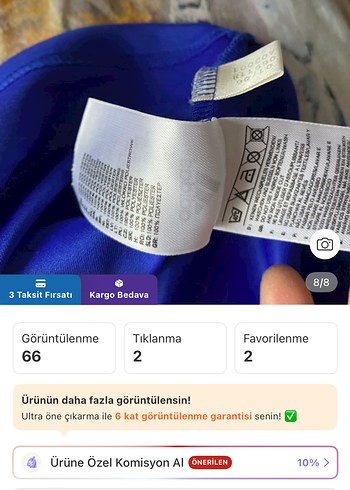 Orijinal Adidas Fransa Milli Takımı Forma - Görsel 9