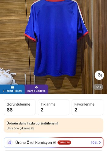 Orijinal Adidas Fransa Milli Takımı Forma - Görsel 6