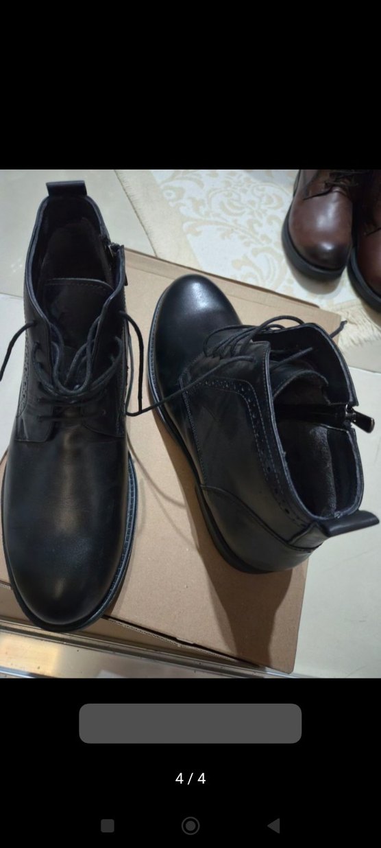 hotiç erkek bot deri - Görsel 3