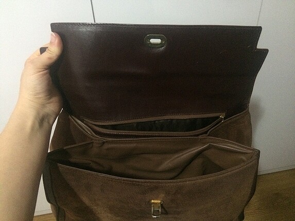  Beden kahverengi Renk FENDİ Vintage çanta