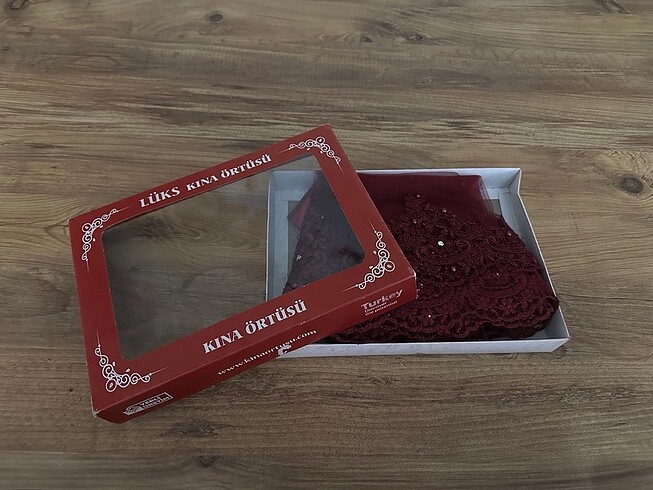Tasarımcı Gelin kına örtüsü