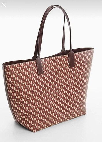 Mango logolu shopper çanta