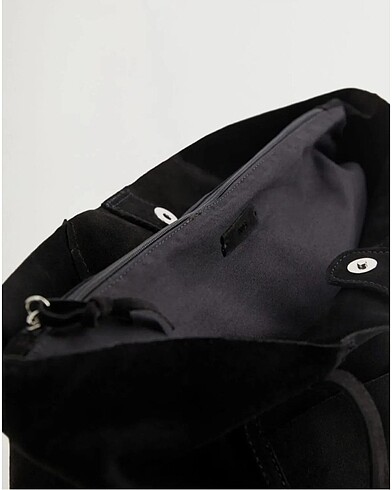 Mango Mango süet deri shopper çanta