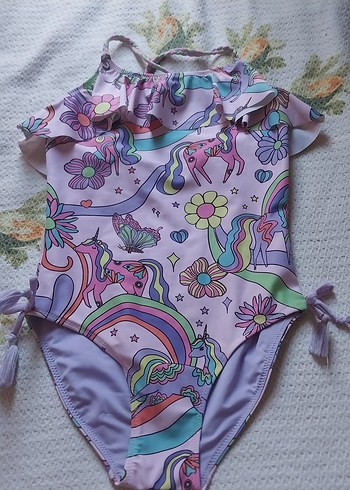 Kız Çocuk Pastel Renkli Unicorn Mayo