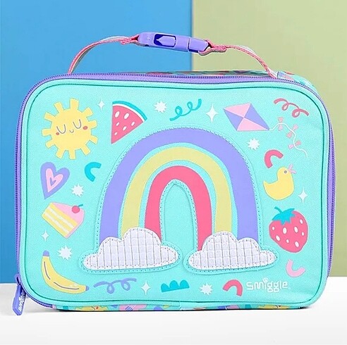 Smiggle gökkuşağı beslenme çantası