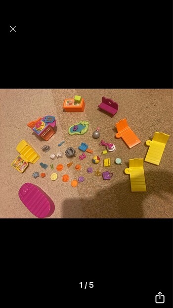 polly pocket eşyaları