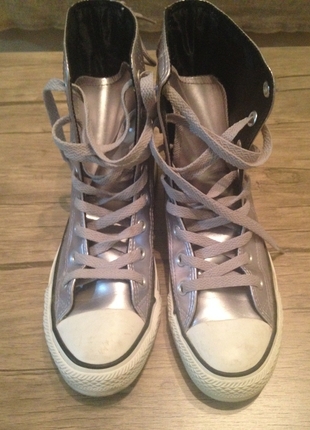 Converse Gümüş Converse- 37,5 numaraya uygun