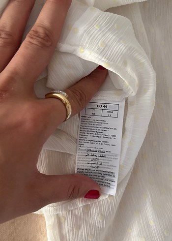 Beyaz Keten Uzun Kollu Bohem Bluz - Görsel 7