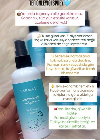 Beden Renk Farmasi Alkol İçermeyen Ter Önleyici Sprey