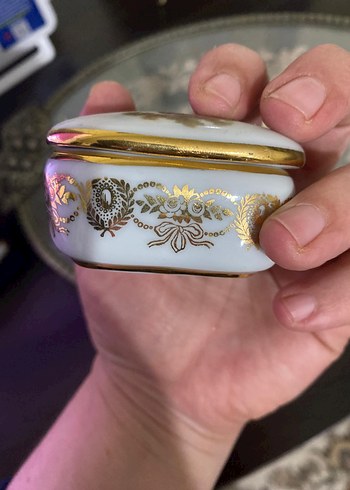 Antika limoges minyatür obje bonboniyer - Görsel 3