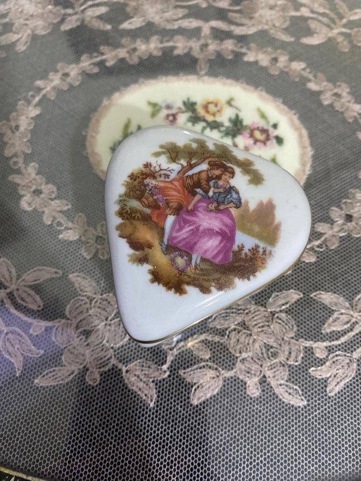 Antika limoges minyatür obje bonboniyer - Görsel 2