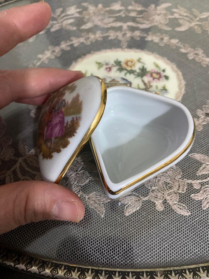 Antika limoges minyatür obje bonboniyer - Görsel 5