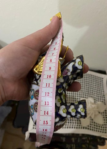 Antika cloisonne mineli filler - Görsel 7