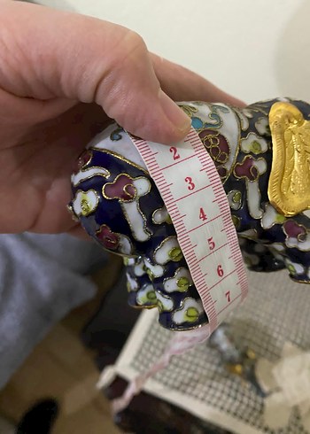 Antika cloisonne mineli filler - Görsel 8