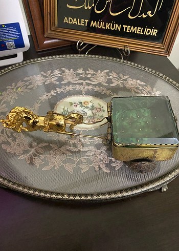 Antika bizoteri fransız mücevher kutusu - Görsel 2