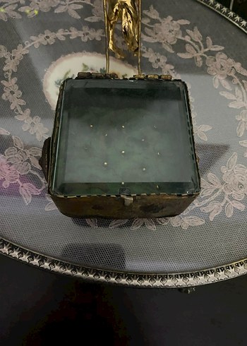 Antika bizoteri fransız mücevher kutusu - Görsel 3