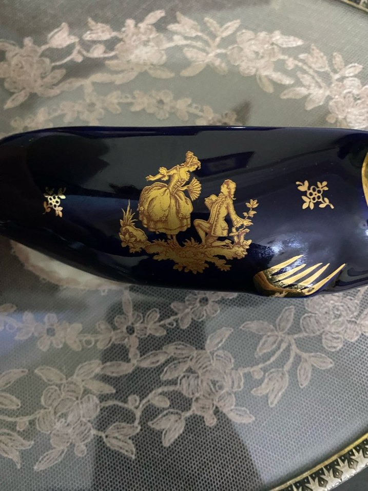 Antika limoges biblo obje - Görsel 3