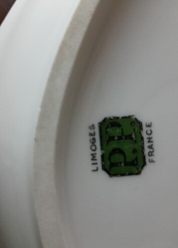 Beden beyaz Renk Limoges tabak