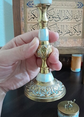 Beden Sedef kalkmalı Pirinç objeler