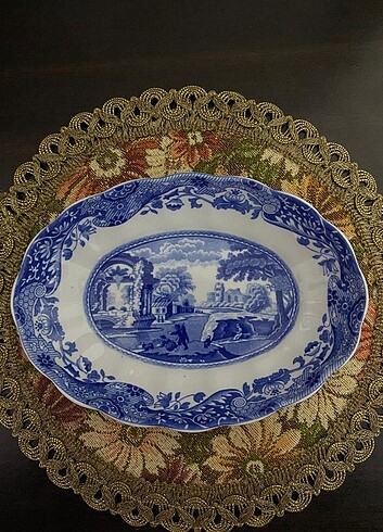 American Vintage İngiliz spode sunum tabağı