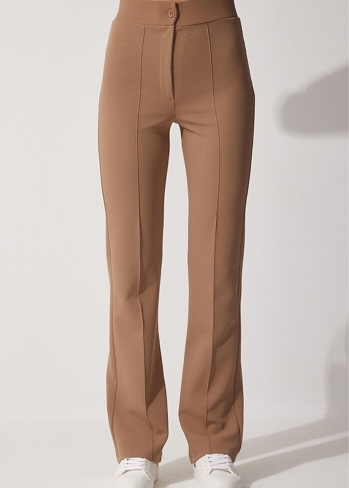 Yüksek bel likralı pantolon - Görsel 2