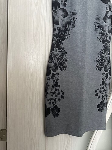 m Beden gri Renk Kalem elbise