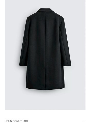 Siyah Erkek Yün Ceket Notched Lapel S M L - Görsel 2