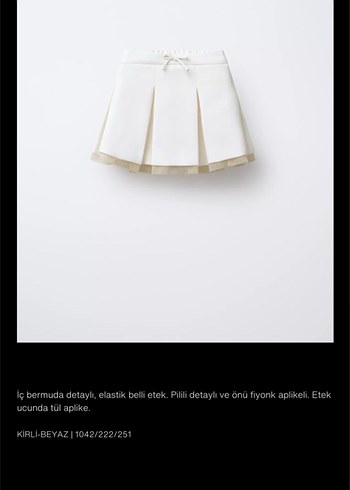 Beyaz Dantel İşlemeli Uzun Kollu Bolero - Görsel 4