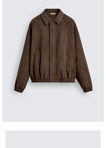 Düğmeli Kahverengi Erkek Süet Ceket S m L - Görsel 4