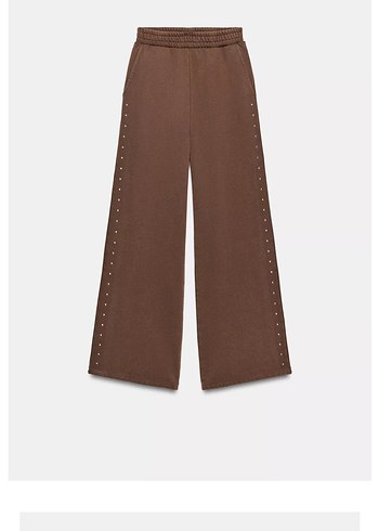 Kızlar Kahverengi Süet Rahat Paçalı Eşofman Altı - Görsel 5