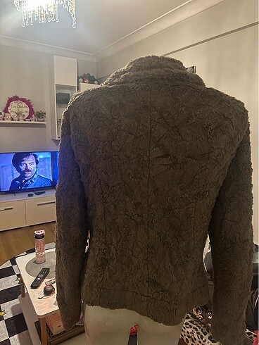 m Beden çeşitli Renk Peluş ceket