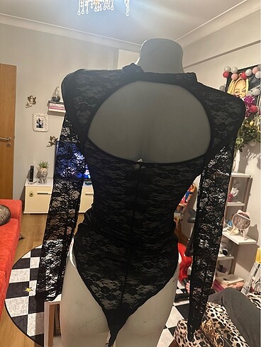 xs Beden siyah Renk Dantelli bluz