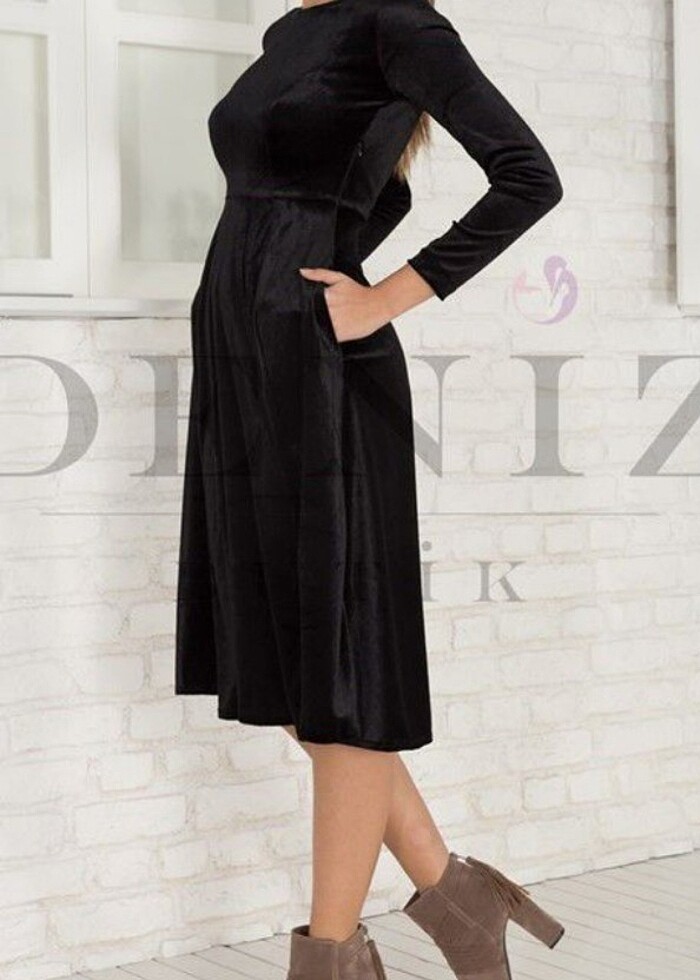 Kadife Elbise - Görsel 3
