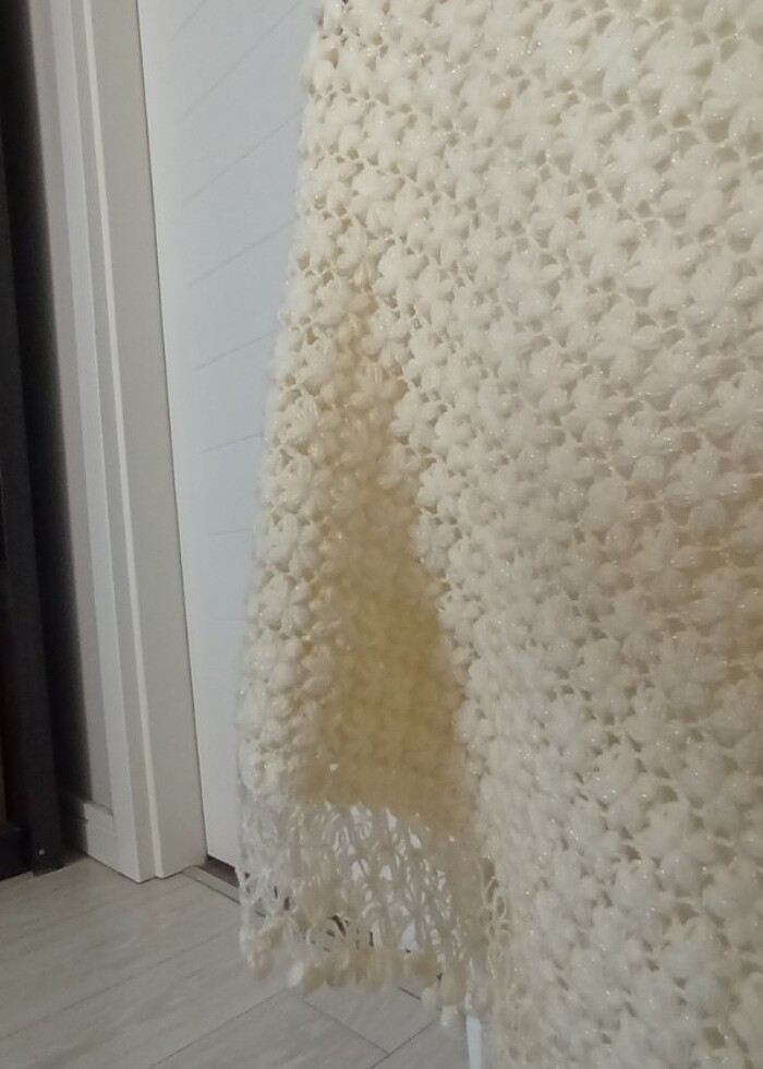 El Örmesi Simli Şal - Görsel 2