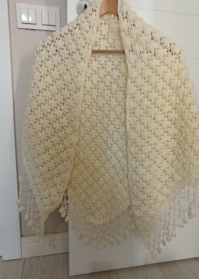 El Örmesi Simli Şal - Görsel 4