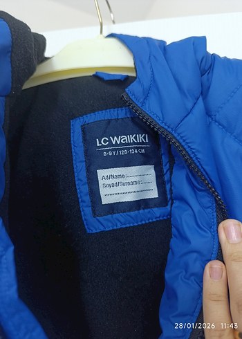 Düğmeli Lacivert Erkek Çocuk Mont - Görsel 3