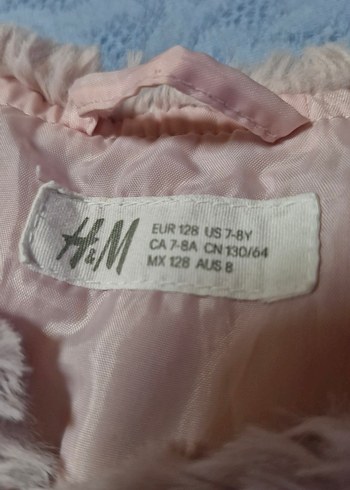 Kız Çocuk Pembe Kürklü Kolsuz Yelek - Görsel 4