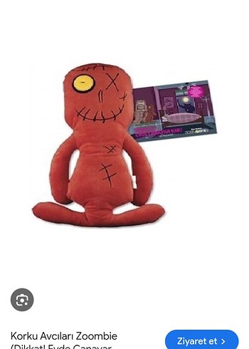 Korku Avcıları Kırmızı Peluş Oyuncak - Görsel 2