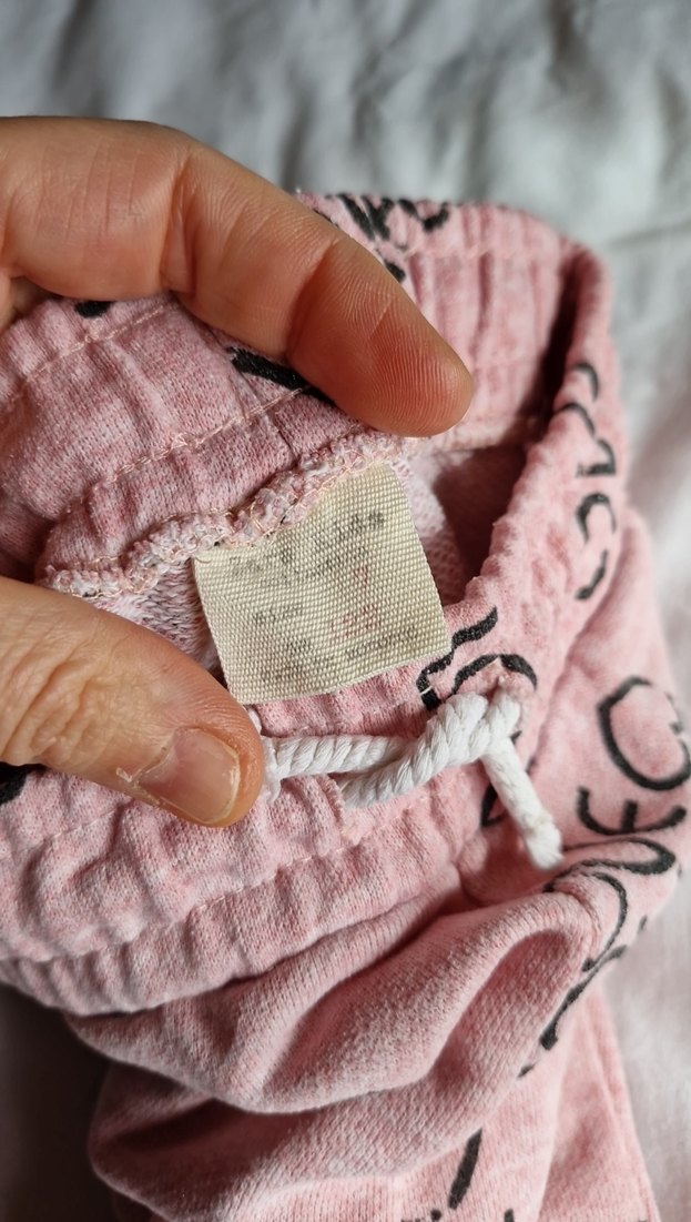 Kızlar için Pembe Baskılı Rahat Eşofman - Görsel 4