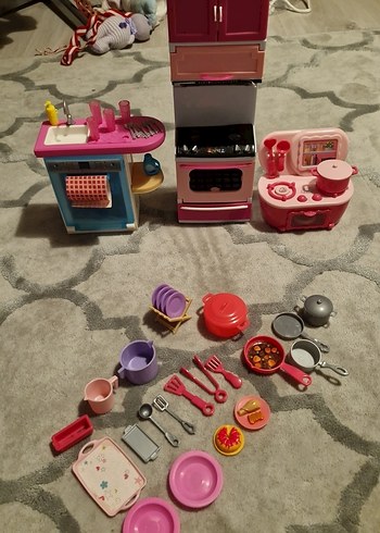 Barbie Ev İçi Dekorasyon Aksesuarları Seti - Görsel 17