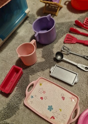 Barbie Ev İçi Dekorasyon Aksesuarları Seti - Görsel 10