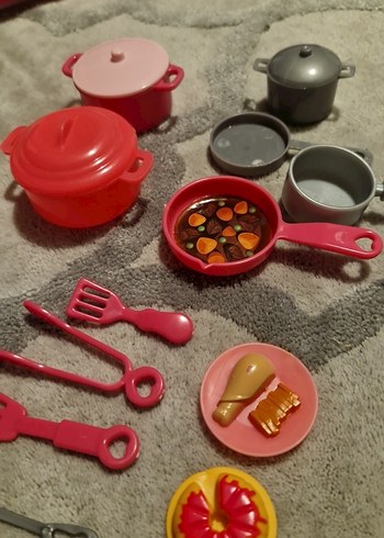 Barbie Ev İçi Dekorasyon Aksesuarları Seti - Görsel 12