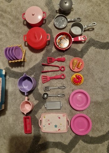 Barbie Ev İçi Dekorasyon Aksesuarları Seti - Görsel 9