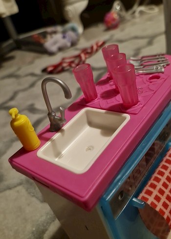 Barbie Ev İçi Dekorasyon Aksesuarları Seti - Görsel 7