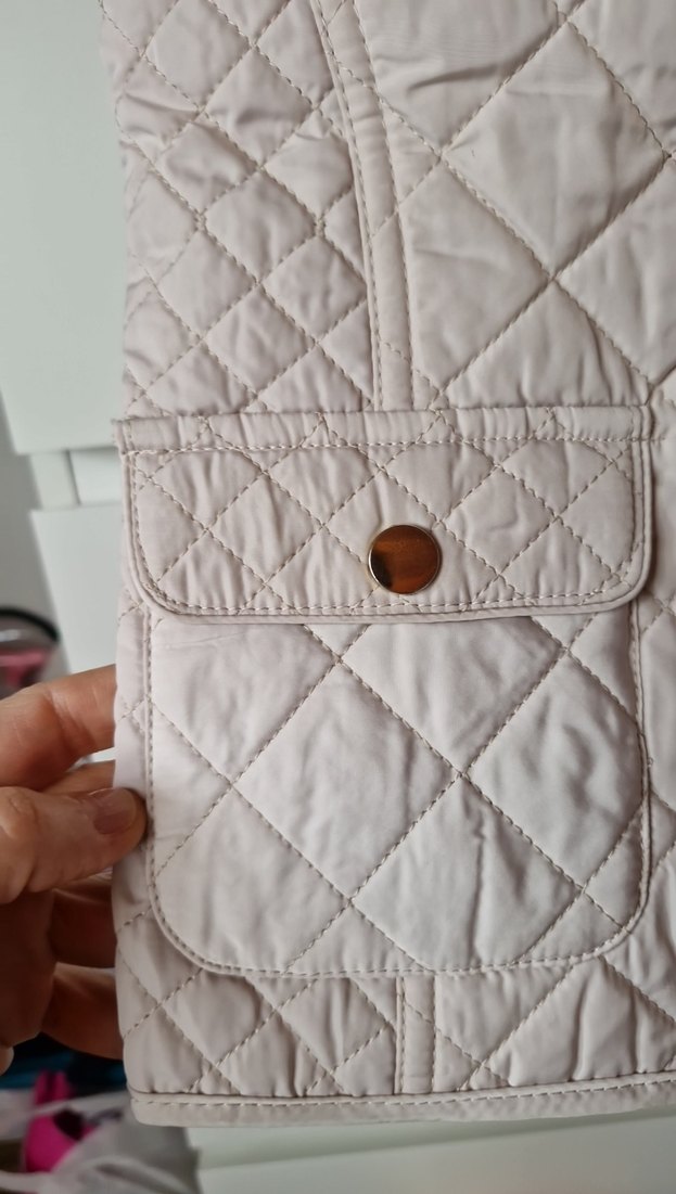 Düğmeli Bej Kolsuz Yelek - Görsel 2